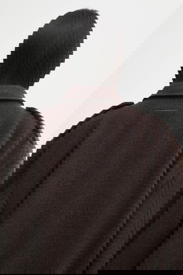 Bomber bunda Maison Margiela MM6 Maison Margiela Wool Jacket Transitional Oversize Hnedá | S62AN0169.M35635.002F, 4