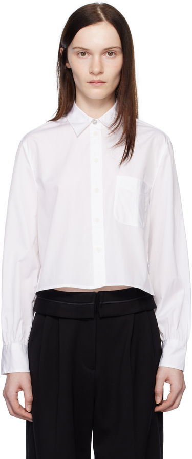 Košeľa rag & bone Rag & Bone Maxine Jewel Cropped Shirt Biela | WAW24HA031CU31, 0