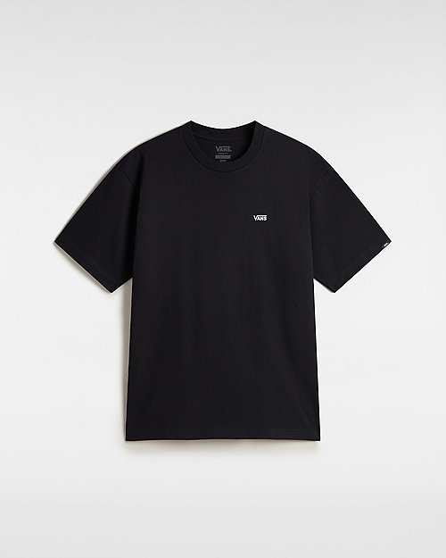 Tričko Vans Left Chest Embroidered Logo T-Shirt, Size L Čierna | VN000P1PBLK