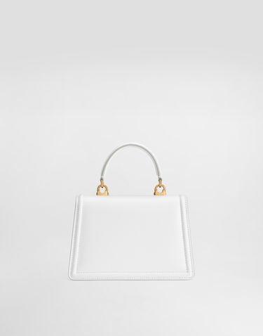 Taška cez rameno Dolce & Gabbana Dolce & Gabbana Devotion Small Smooth Calfskin Shoulder And Crossbody Bag Onesize Biela | BB6711AV89380002, 3