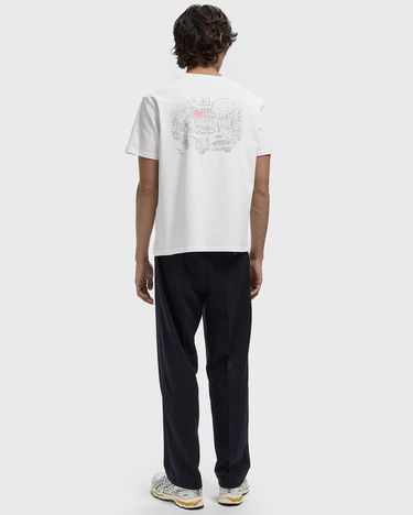 Tričko Edmmond Studios SAVILE ROW T-Shirt ART Foundation Print Biela | 325-30-21000, 2