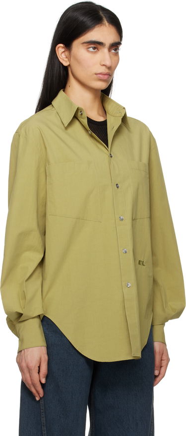Košeľa Eckhaus Latta Eckhaus Latta Notebook Shirt Zelené | 1216-EL-PS25-P -, 1