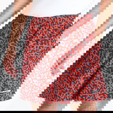 Šortky Pleasures Pleasures Leopard Active Shorts Červená | P25SU033 RED, 1