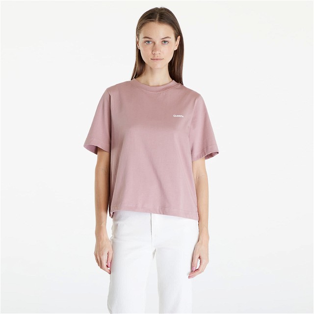 Essential T-Shirt With Contrast Print Pink
