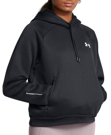 Mikina Under Armour Hoodie Women's Fleece Čierna | 1386504-001, 0