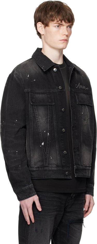 Bunda AMIRI Amiri Bleach Bandana Denim Jacket Čierna | AMDNTR1025, 1