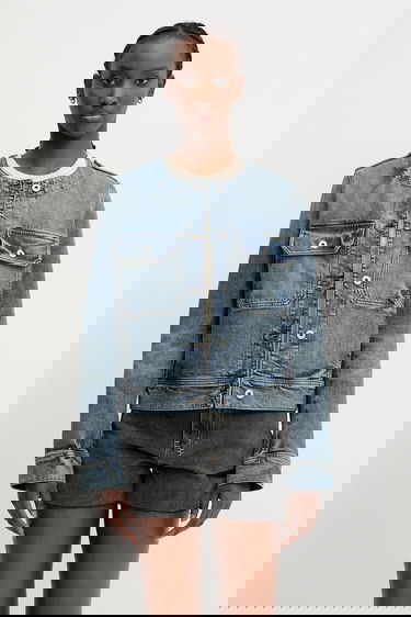 Bunda KENZO Kenzo Denim Jacket Modrá | FF52DV2506S7.DS, 0
