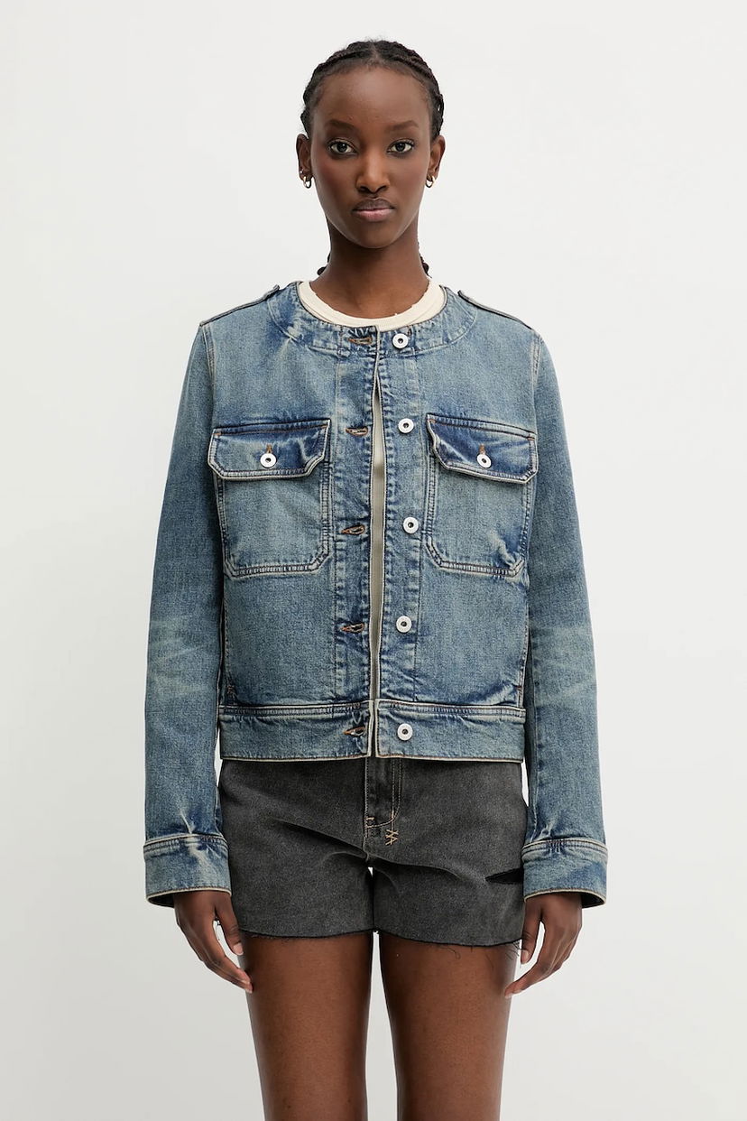 Bunda KENZO Kenzo Denim Jacket Modrá | FF52DV2506S7.DS
