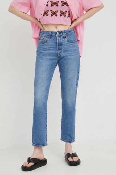 Džínsy Levi's 501 Crop Jeans Modrá | 36200.0236, 0