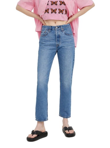 Džínsy Levi's 501 Crop Jeans Modrá | 36200.0236