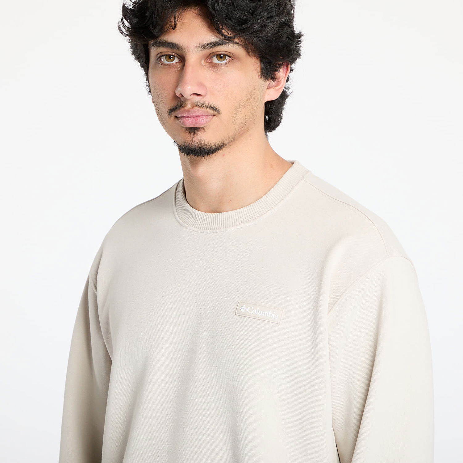 Sveter Columbia Columbia Marble Canyon French Terry Crew Sweatshirt Béžová | 2072801279, 1