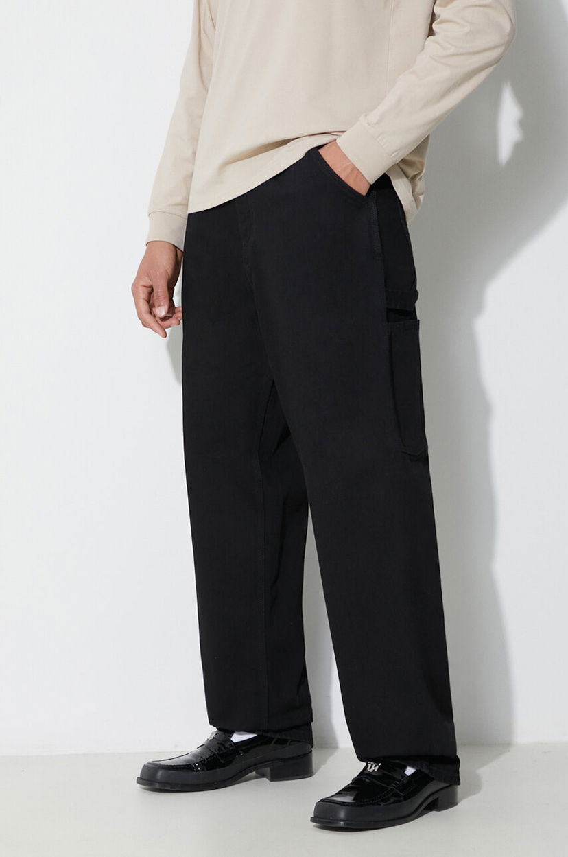 Cargo nohavice Carhartt WIP Single Knee Pant Čierna | I032024.8902