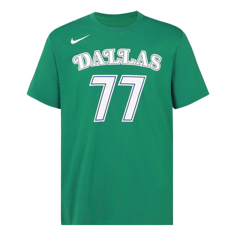 Dres Nike Dallas Mavericks Doncic #77 Basketball T-Shirt Zelené | CT9911-315