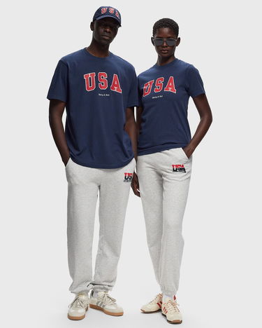 Tričko Sporty & Rich USA Tee Shortsleeves Navy | TO043503643BL32, 1