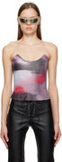 Miaou Leia Print Corset Top