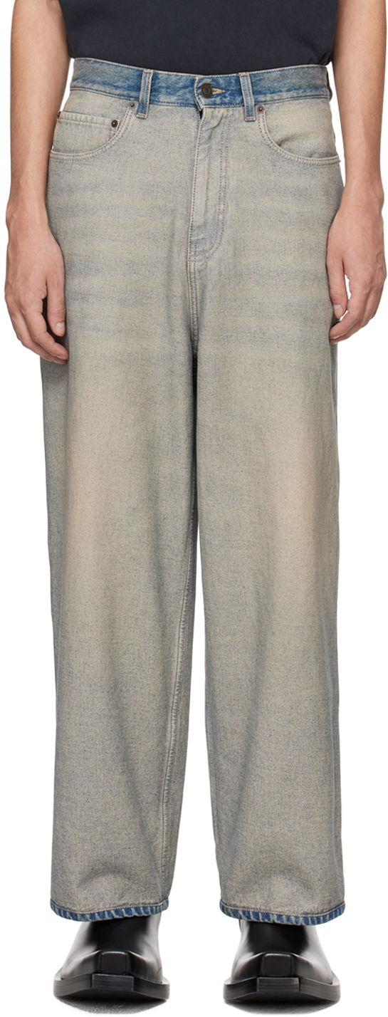 Džínsy Balenciaga Faded Jeans Modrá | 773771-TDW15-4209, 0