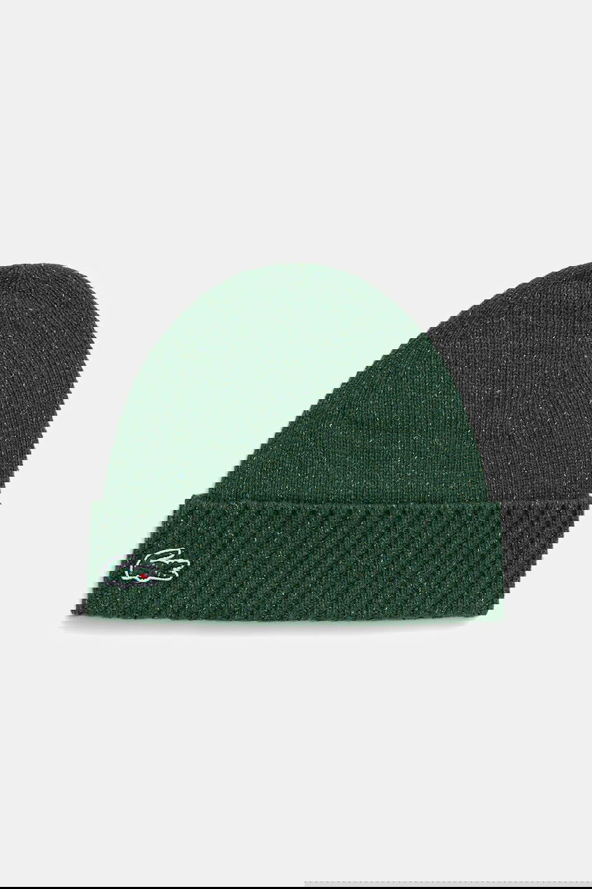 Kulicha Lacoste Speckled Wool Blend Beanie Zelené | RB5995, 0