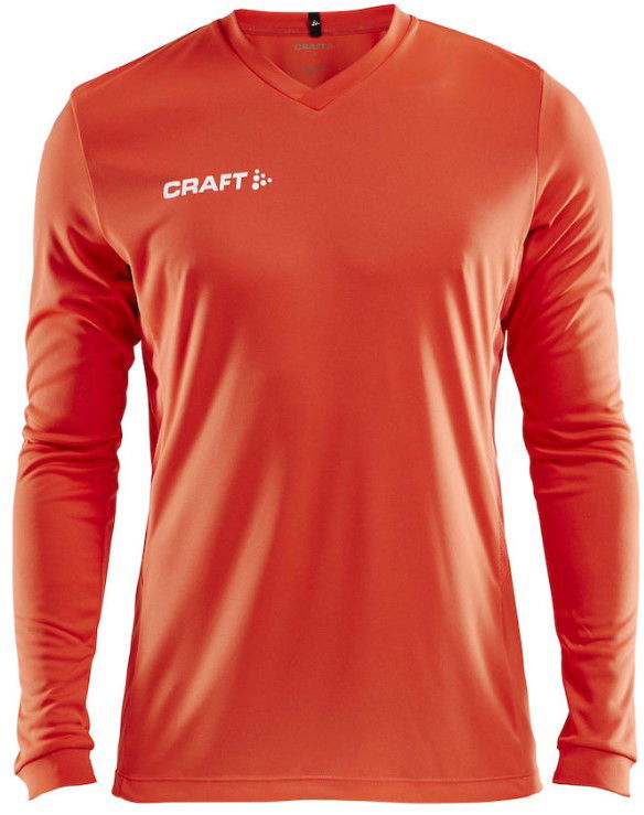 Dres Craft Squad Solid Long Sleeve V-Neck Jersey Oranžová | 1906884-1570, 0