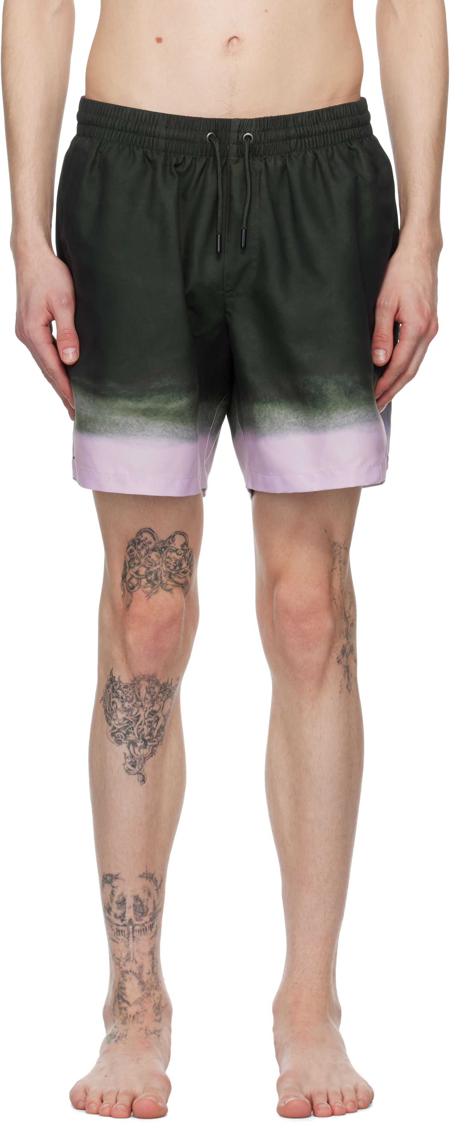 Plavky Dries Van Noten Dries Van Noten Printed Swim Shorts Fialová | 251-022500-1431, 0