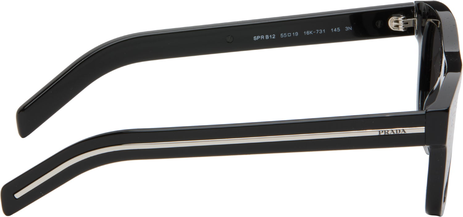 Slnečné okuliare Prada Bold Square-Frame Sunglasses with Triangular Accents Čierna | 0PR B12S 16K73155 8056262397398, 1