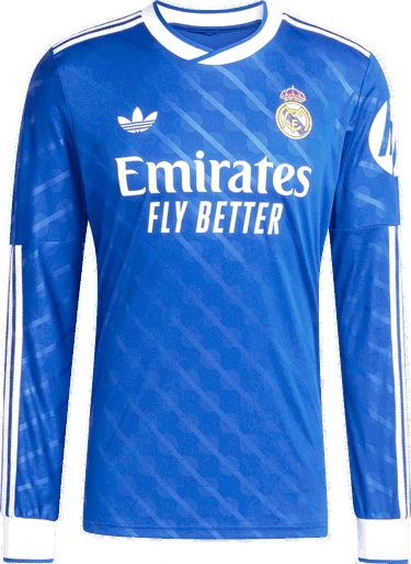 Dres adidas Originals adidas Originals Real Madrid Long Sleeve 3rd Jersey Modrá | jw4054, 0