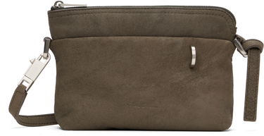 Taška cez rameno Rick Owens Rick Owens Hollywood Adri Small Suede Crossbody Bag Zelené | RA01E0625 LBAPA, 0