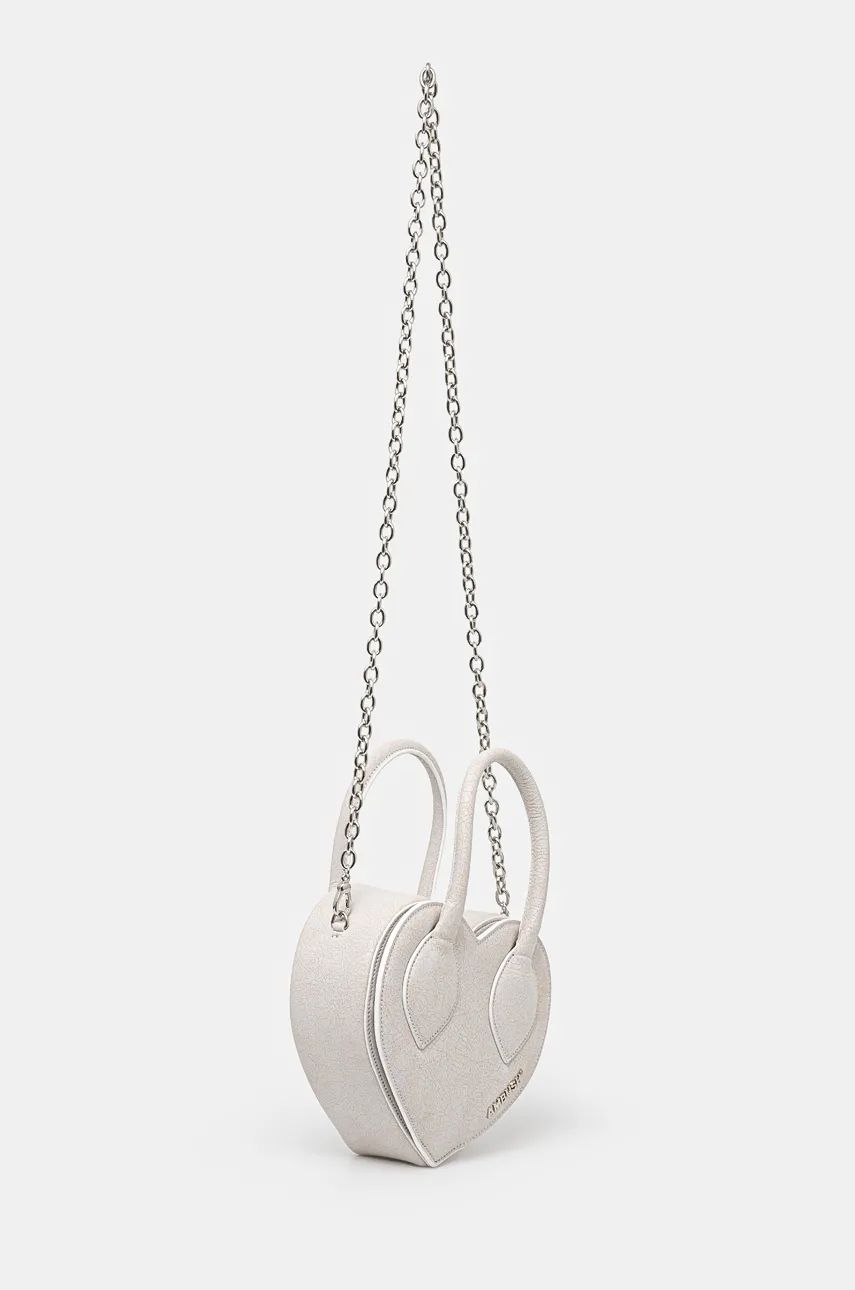 Kabelka Ambush Crackle Heart Top Handle Bag Šedá | BWNP028F24LEA0010100, 1