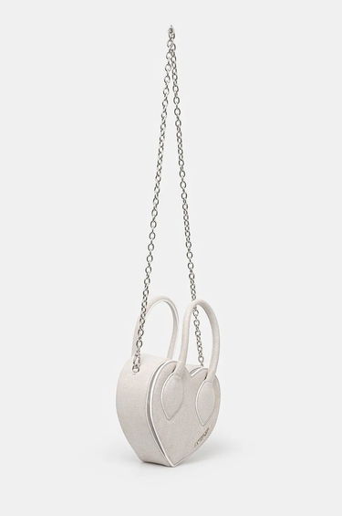Kabelka Ambush Crackle Heart Top Handle Bag Šedá | BWNP028F24LEA0010100, 1