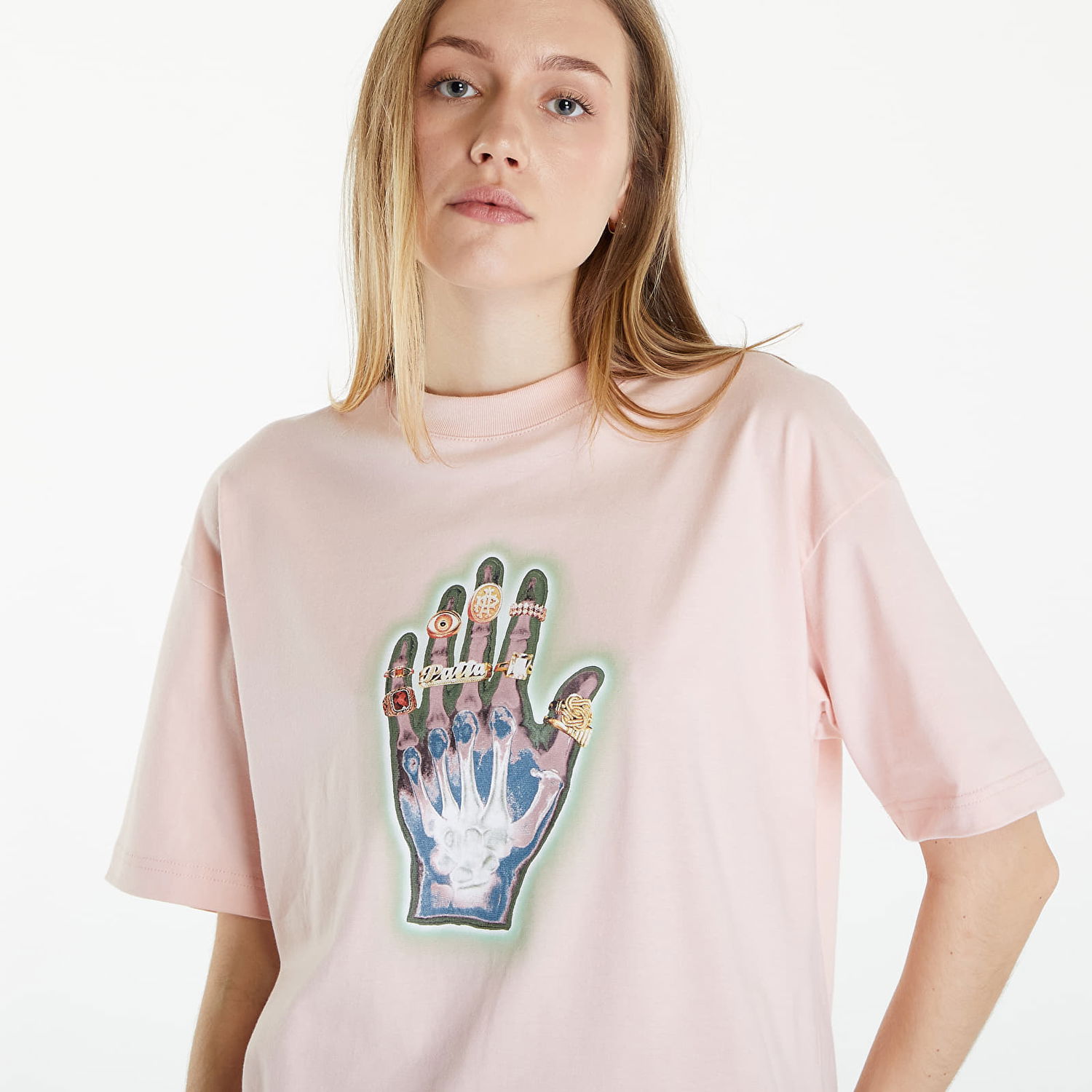 Tričko Patta Healing Hands T-Shirt UNISEX Ružová | POC-SS24-1000-290-0222-085, 1