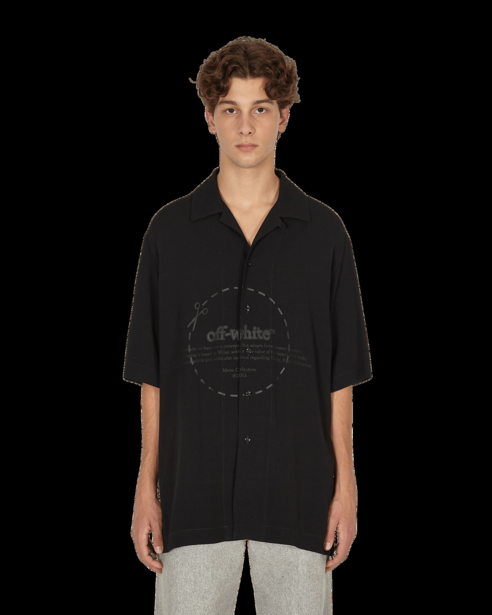 Cut Here Logo Holiday Shirt Black