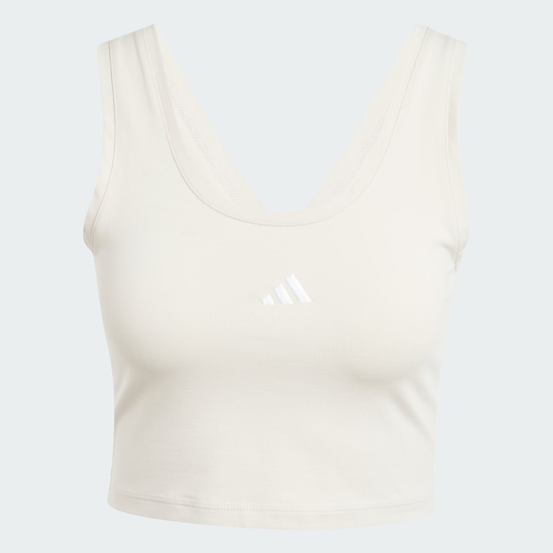 Small Logo Cotton Tank Top