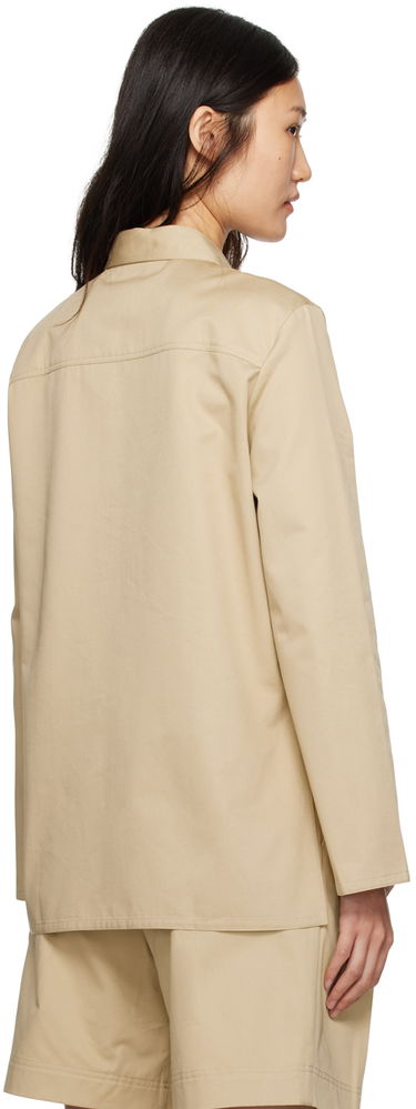 Košeľa TOTEME Long Sleeve Utility Top Béžová | 233-5060-264, 2