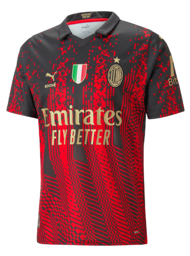 Dres Puma A.C. MILAN x KOCHÉ Football Jersey Čierna | 773362_01