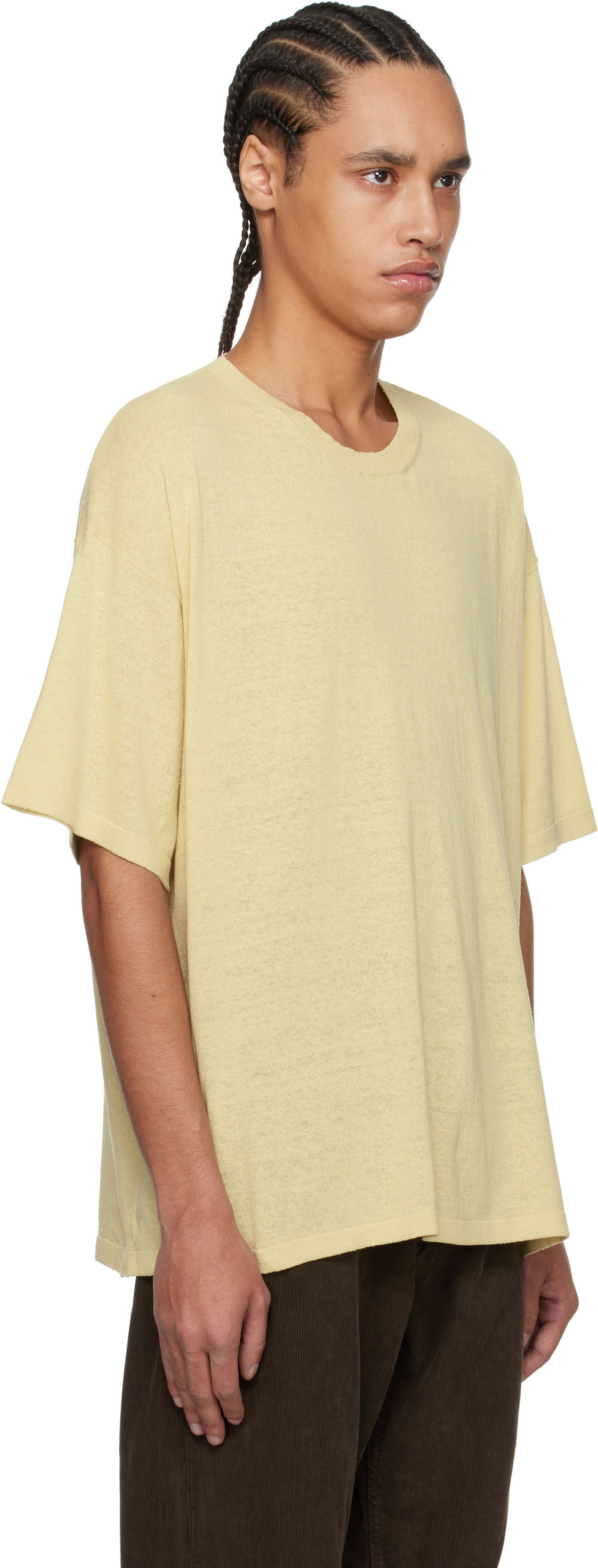 Tričko The Row The Row Stockton T-Shirt Žltá | 912-Y901, 1