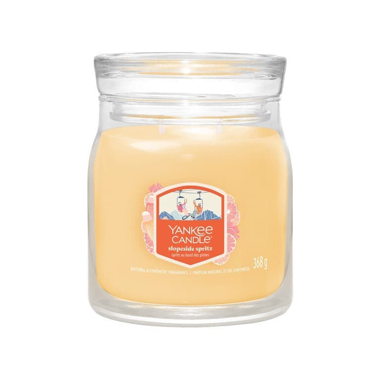 Sviečka Yankee Candle Slopeside Spritz Signature Medium Jar 2-Wick Candle 368g Žltá | 43502 YC