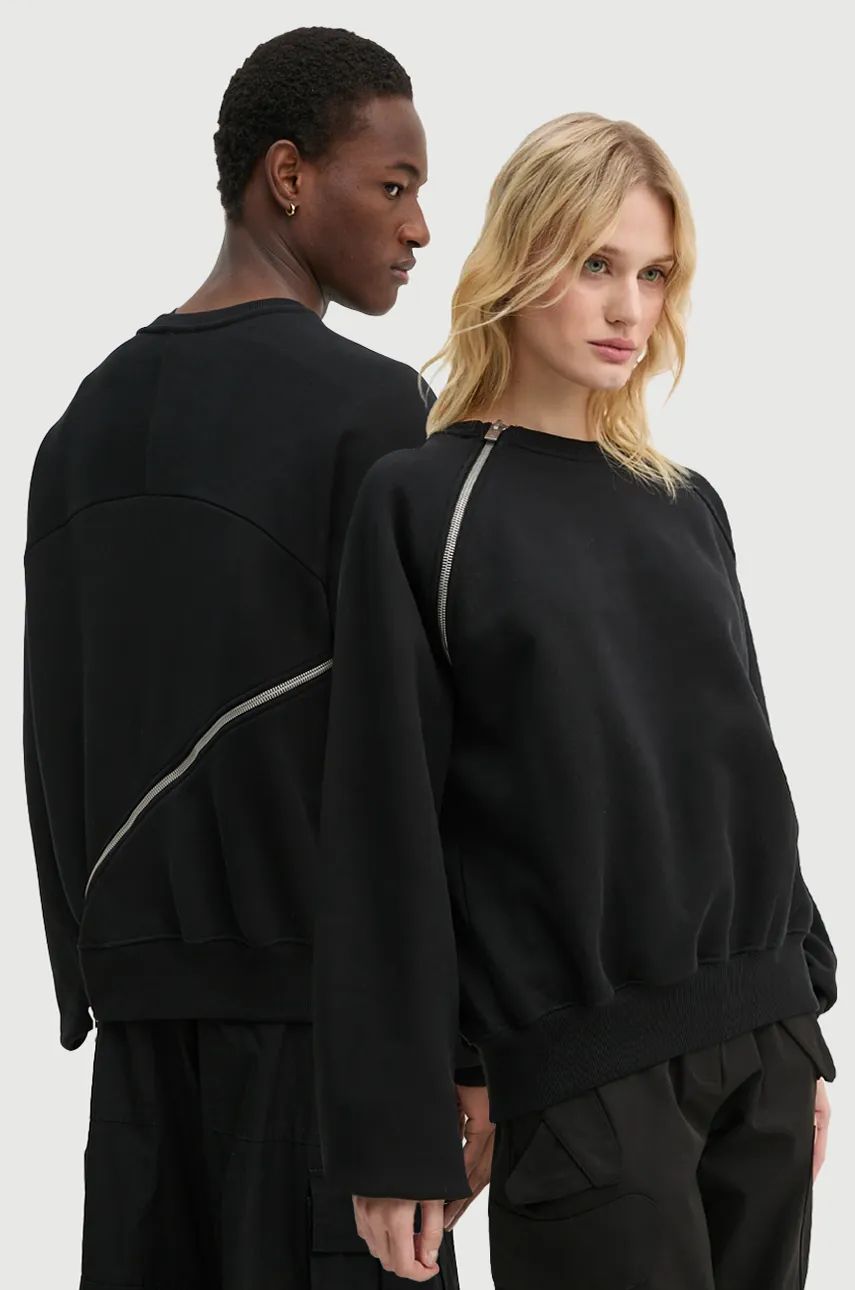 Asymmetric Zip Detail Sweatshirt