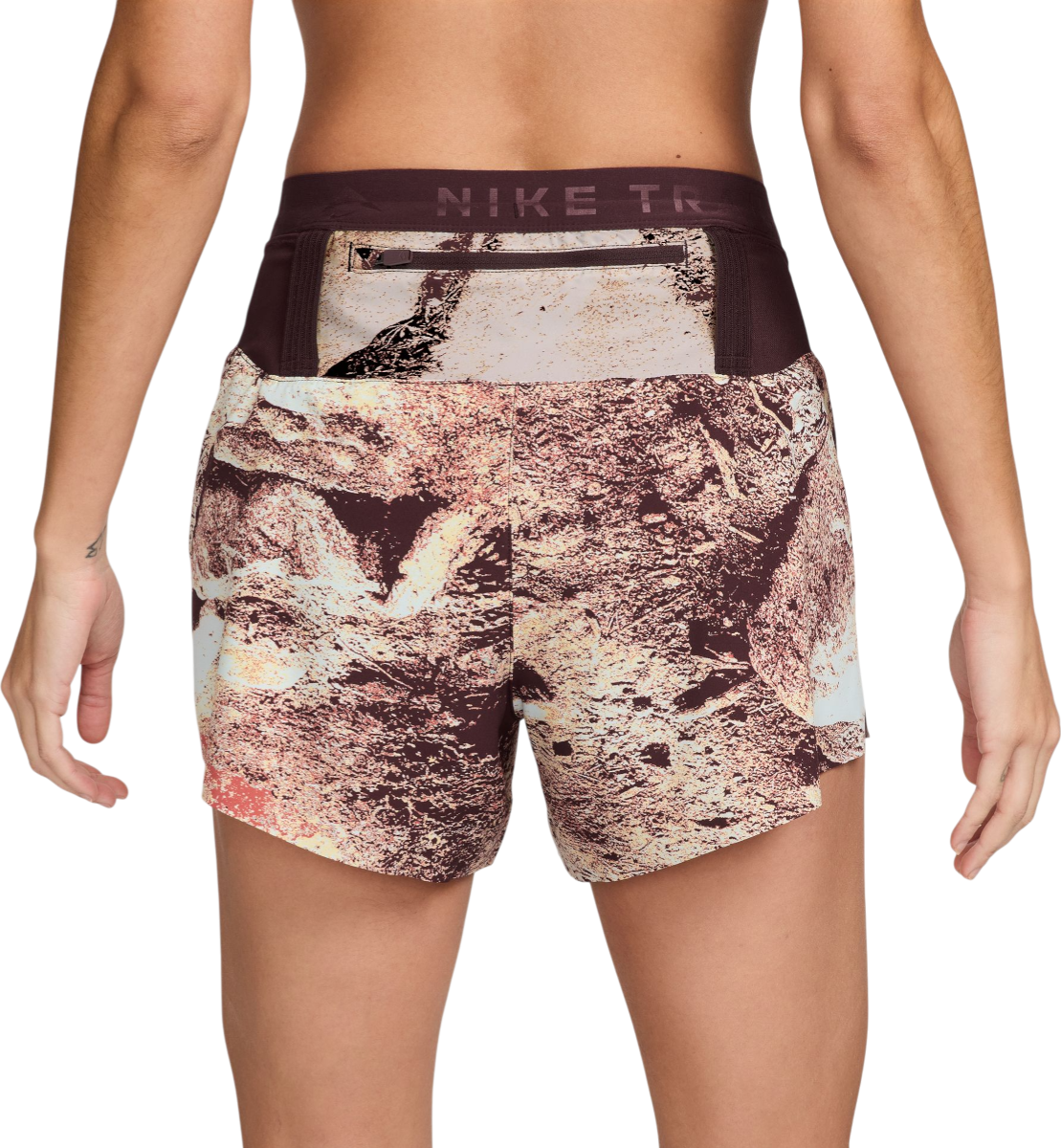 Šortky Nike Nike Trail 4" Running Shorts Hnedá | if3587-652, 1