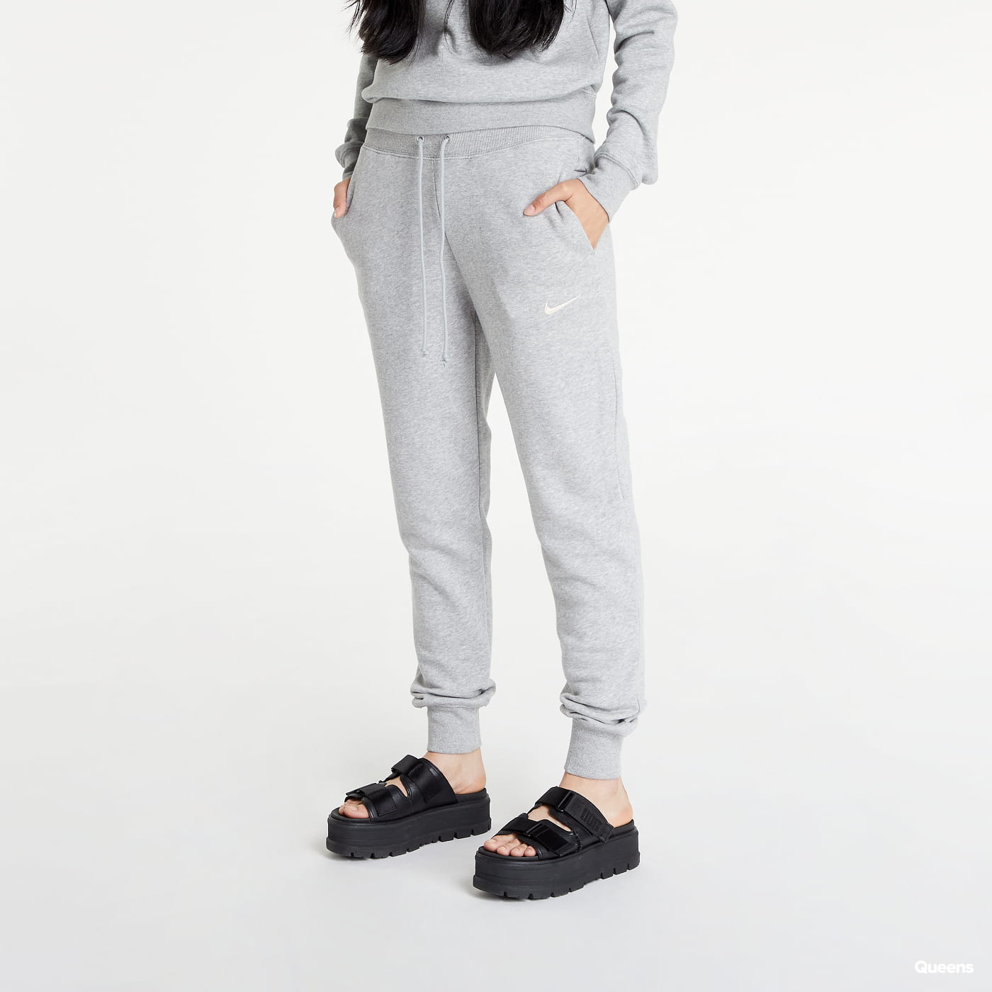 Tepláky Nike SW Phoenix Fleece High-Rise Pants Šedá | DQ5688-063, 0
