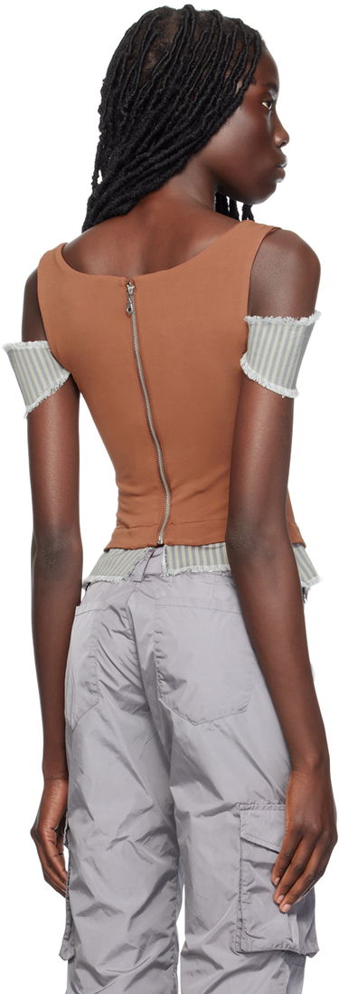Tielko Miaou Miaou Renata Corset Top Hnedá | 7091PP1COC, 2