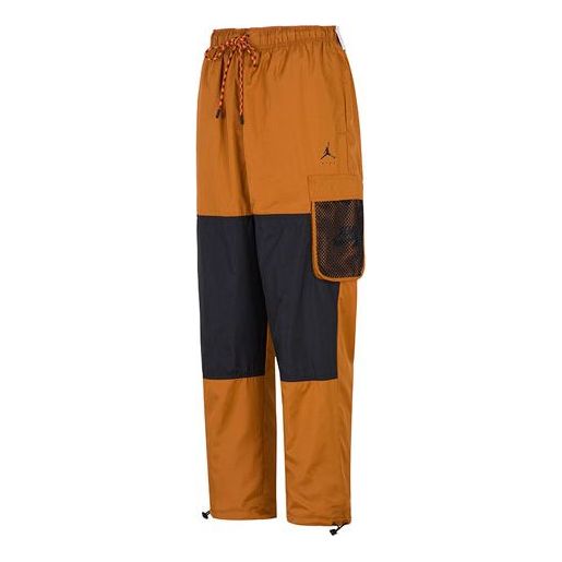 Cargo nohavice Jordan Air Jordan Contrast Stitch Woven Pants Hnedá | DJ0249-241