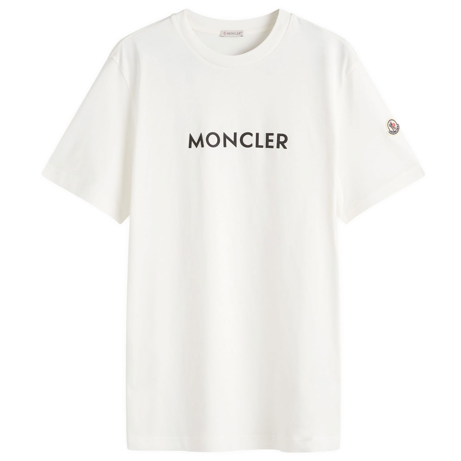 Tričko Moncler Text Logo T-Shirt Biela | 8C000-34-89AJS-032, 0