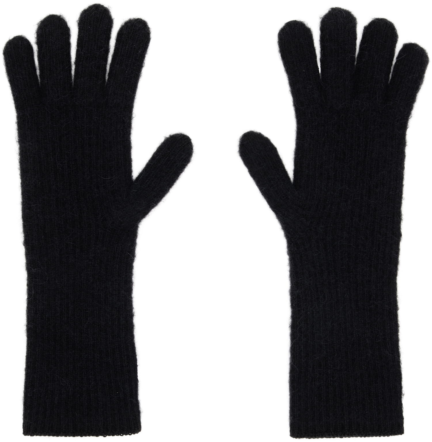Rukavice Jacquemus 'The Gros Grain' Knit Gloves Čierna | 24HACU00668AK00227, 1