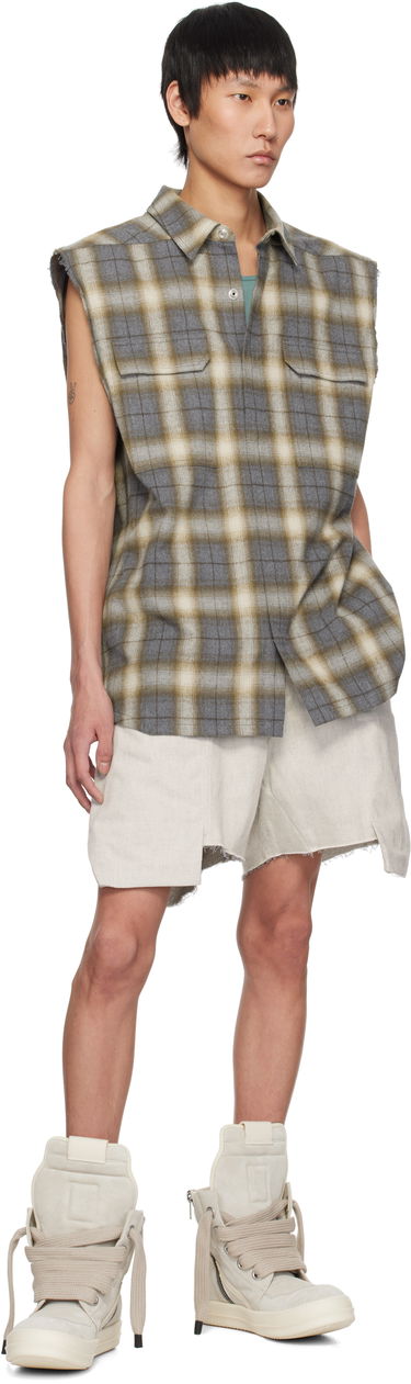 Šortky Rick Owens Rick Owens Hollywood Stefan Cargo Shorts Béžová | RU01E5382 DRD, 3