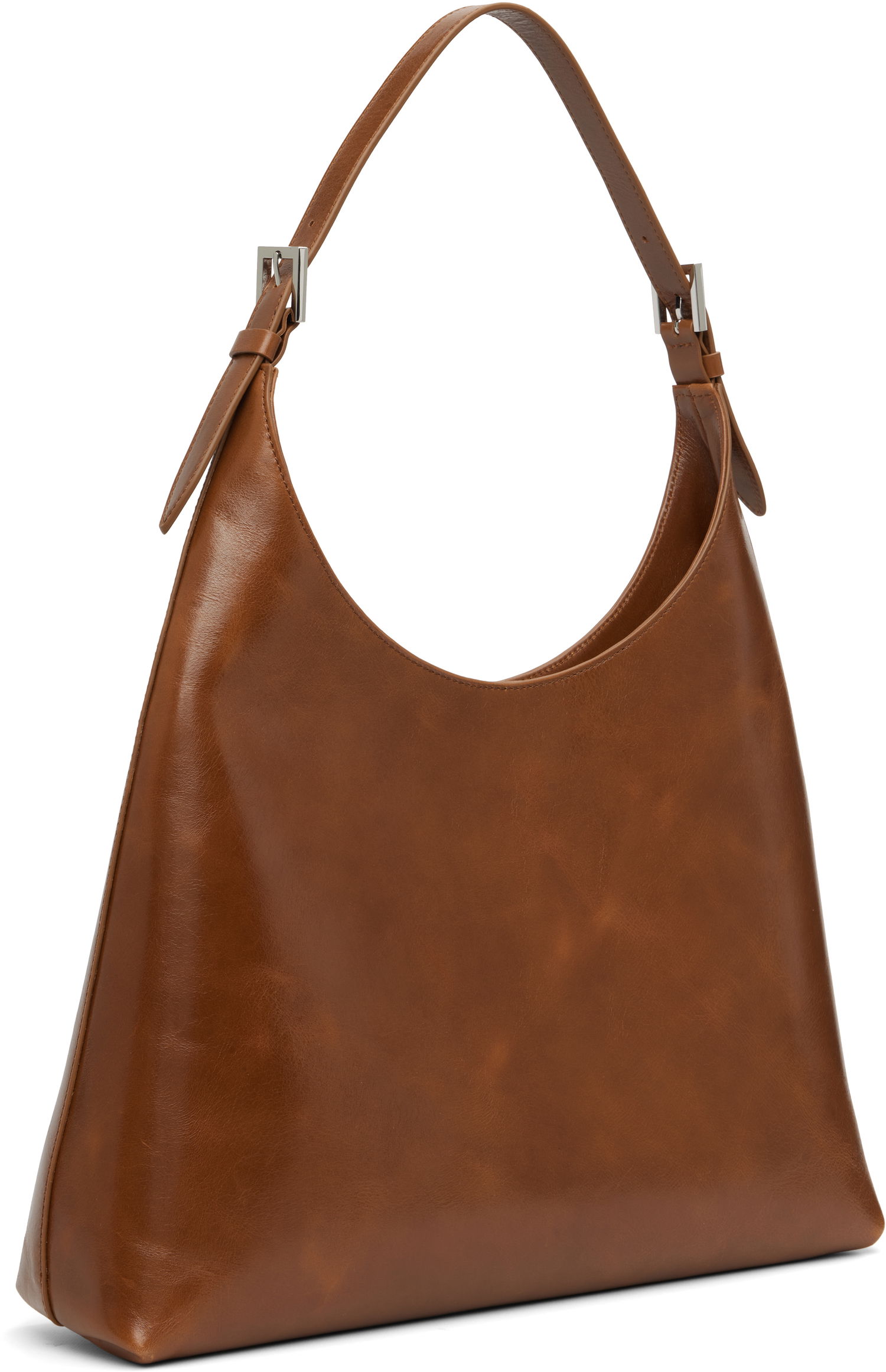 Taška cez rameno BY FAR BY FAR Camryn Shoulder Bag Hnedá | MWBSB058CL038BR024PL, 1
