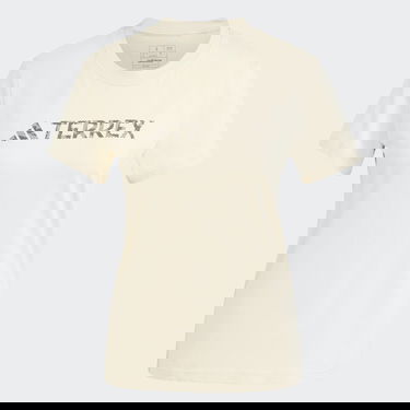 Tričko adidas Performance Terrex Classic Logo T-shirt Béžová | HZ1393, 4