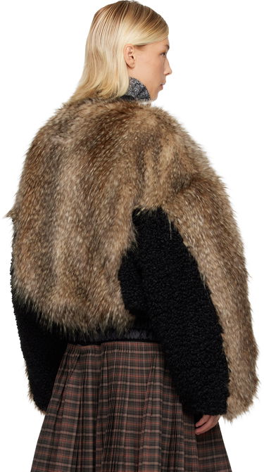 Bomber bunda Chopova Lowena French Kiss Faux-Fur Bomber Jacket Hnedá | 5320, 2