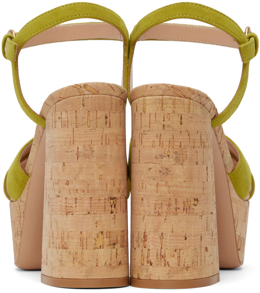 Bebe Cork Platform Sandals