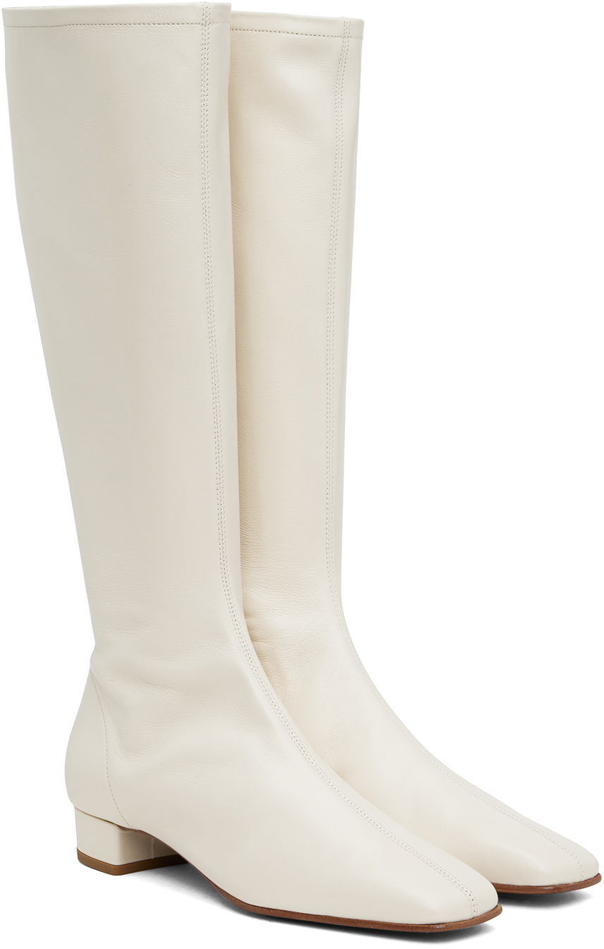 Leather Knee-High Boots
