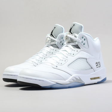 Tenisky a topánky Jordan Air Jordan 5 Retro ''Metallic White'' 2015 Biela | 136027-130, 1
