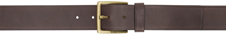 Opasok BOSS Leather Belt Hnedá | 50512768, 0